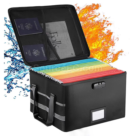 Customization Lockable Fireproof & Waterproof Document Box Corporate Gifts
