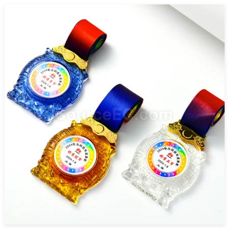 Customization Glass Medals Corporate Gifts