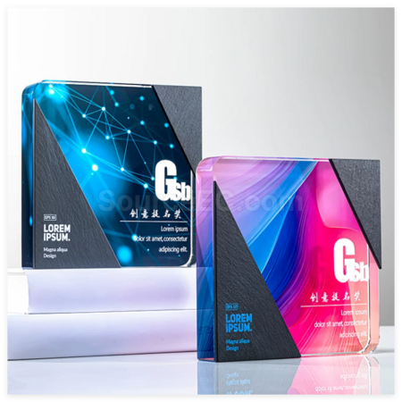 Customization Crystal Marble Trophy Corporate Gifts