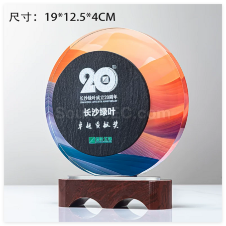 Customization Crystal Marble Trophy Corporate Gifts