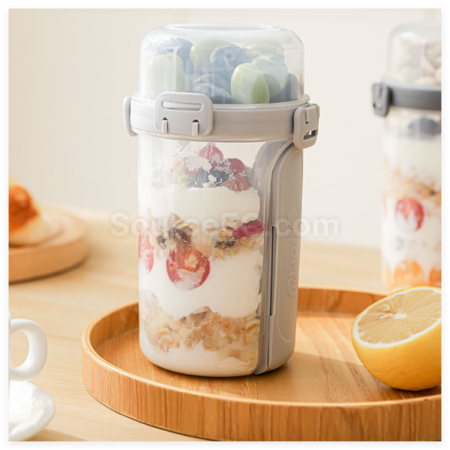 Customization Portable Double-Layer Salad Cup Corporate Gifts