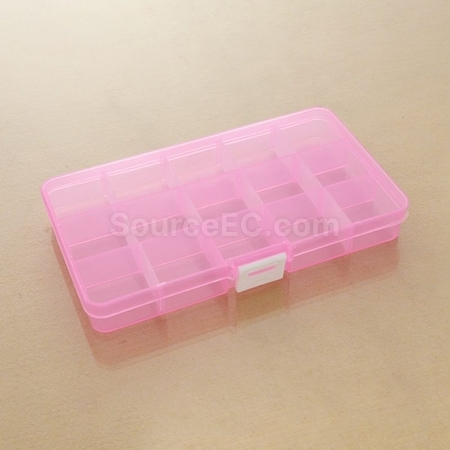 Customization Small 15-Grid Plastic Jewelry Box Corporate Gifts