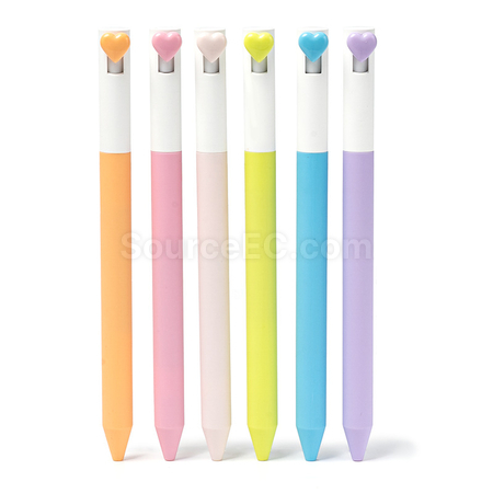 Customization Low-center-of-gravity heart-themed neutral pen Corporate Gifts