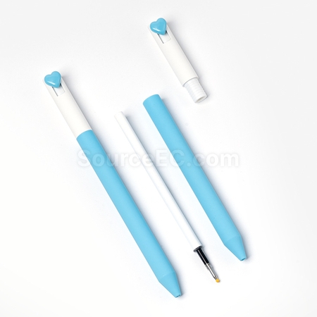 Customization Low-center-of-gravity heart-themed neutral pen Corporate Gifts
