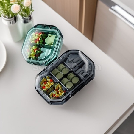 Portable Travel Pill Organizer