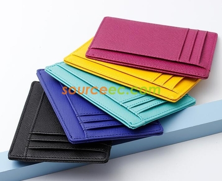 Customization RFID Safe Extra Slim G.Leather Travel Wallet Corporate Gifts