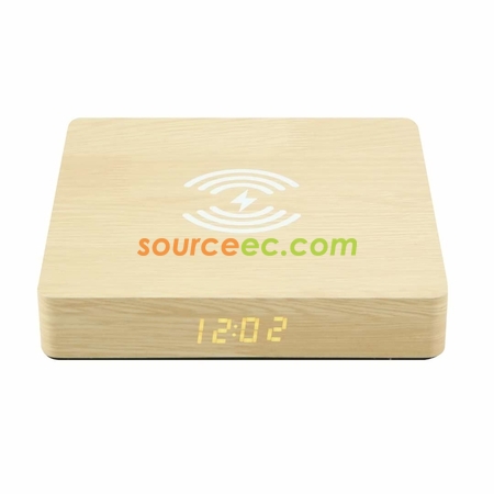Customization Wireless Charger  With Clock Corporate Gifts