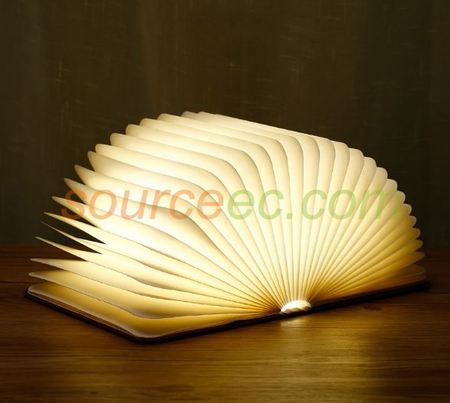 Foldable Book Page Lamp