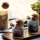 Glass Sealed Jar With Cork Stopper