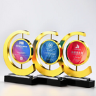 Rotatable Crystal Trophy