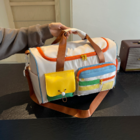 Portable and crossbody fitness bag and duffel bag