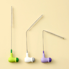 Bendable pea straw brush