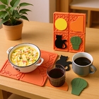 Detachable silicone puzzle placemat