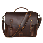 CustomizationRetro Genuine Leather BriefcaseCorporate Gifts