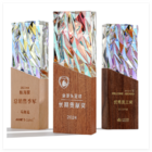 Iridescent Crystal Trophy