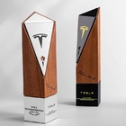 Folded Edge Solid Wood Trophy